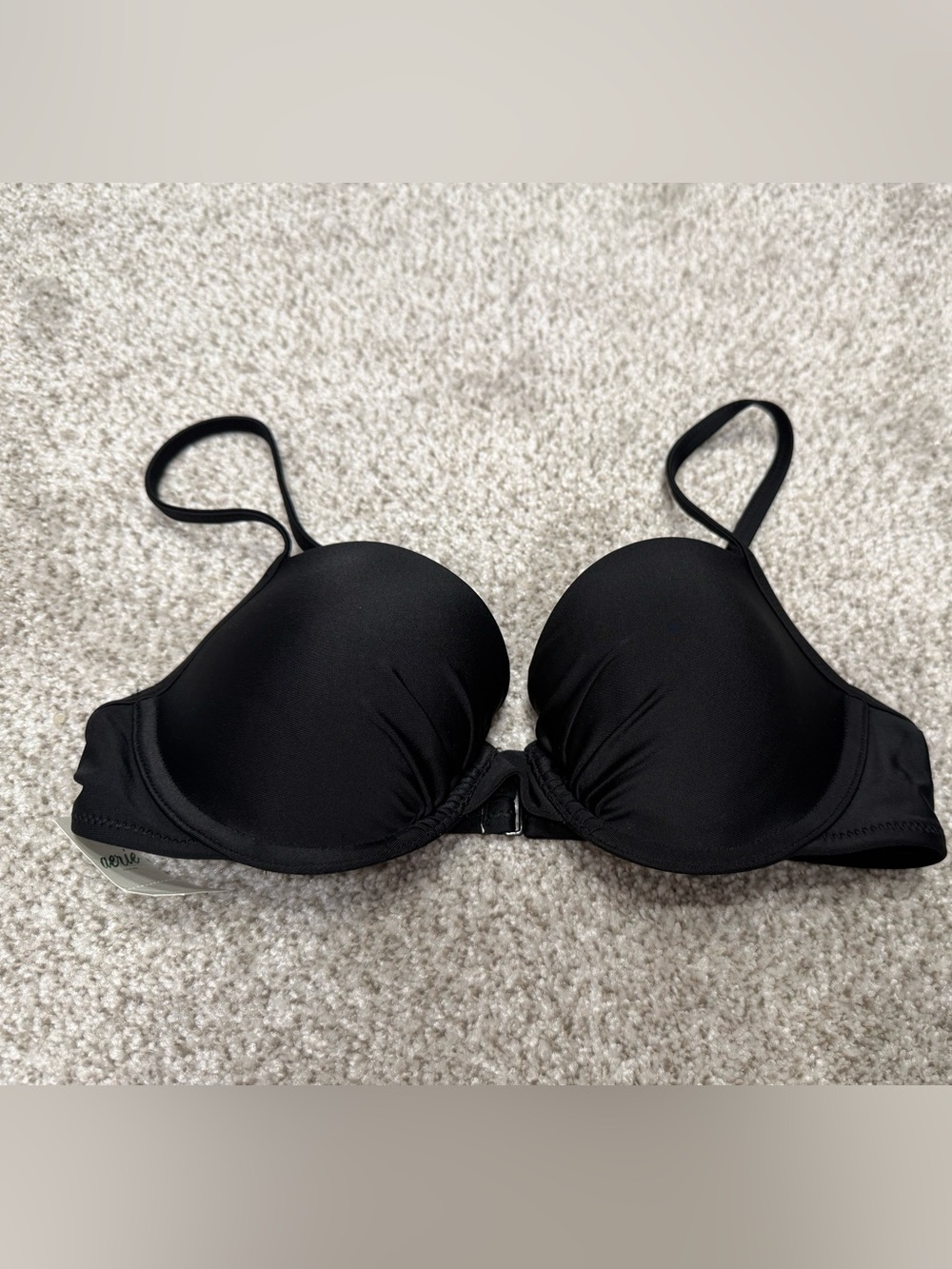 Aerie Black Bikini Top 32C